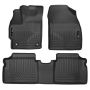 Husky Liners 12 Toyota Prius (PlugIn Models ONLY) WeatherBeater Front & 2nd Seat Black Floor Liners