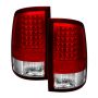 SPYDER 9032820 Xtune Dodge Ram 1500 09-14 LED Tail Lights Incandescent Model Only Red Clear ALT-JH-DR09-LED-RC