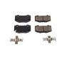 PowerStop 17-1718 PowerStop - Z17 Low-Dust Ceramic Brake Pads with Hardware