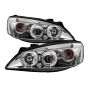 SPYDER 5011602 Projector Headlights - LED Halo - Chrome