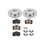 PowerStop KOE3129 OE Stock Replacement Low-Dust Ceramic Brake Pad and Rotor Kit