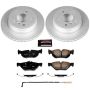 PowerStop CRK3002 Genuine Geomet Coated Rotor and Carbon-Fiber Ceramic Brake Pad Kit