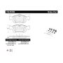 CENTRIC PARTS 100.05580 Centric Original Equipment Formula Brake Pads with Hardware