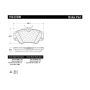 CENTRIC PARTS 100.07200 Centric Original Equipment Formula Brake Pads with Hardware