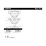 CENTRIC PARTS 100.09190 Centric Original Equipment Formula Brake Pads with Hardware