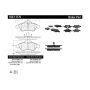 CENTRIC PARTS 100.11770 Centric Original Equipment Formula Brake Pads with Hardware