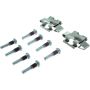 CENTRIC PARTS 100.13710 Centric Original Equipment Formula Brake Pads with Hardware