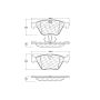 CENTRIC PARTS 100.14070 Centric Original Equipment Formula Brake Pads
