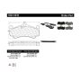 CENTRIC PARTS 100.14310 Centric Original Equipment Formula Brake Pads with Hardware