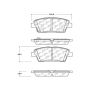 CENTRIC PARTS 100.14380 Centric Original Equipment Formula Brake Pads
