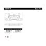 CENTRIC PARTS 100.14530 Centric Original Equipment Formula Brake Pads with Hardware