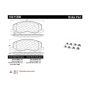 CENTRIC PARTS 100.15580 Centric Original Equipment Formula Brake Pads with Hardware