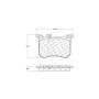 CENTRIC PARTS 100.16700 Centric Original Equipment Formula Brake Pads