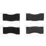 CENTRIC PARTS 102.00010 C-Tek Semi-Metallic Brake Pads with Shims