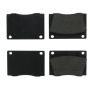 CENTRIC PARTS 102.00040 C-Tek Semi-Metallic Brake Pads with Shims
