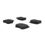 CENTRIC PARTS 102.00050 C-Tek Semi-Metallic Brake Pads with Shims