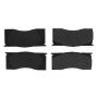 CENTRIC PARTS 102.00110 C-Tek Semi-Metallic Brake Pads with Shims