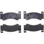 CENTRIC PARTS 102.00190 C-Tek Semi-Metallic Brake Pads with Shims