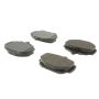 CENTRIC PARTS 102.00270 C-Tek Semi-Metallic Brake Pads with Shims