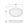 CENTRIC PARTS 102.00270 C-Tek Semi-Metallic Brake Pads with Shims