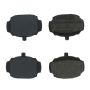 CENTRIC PARTS 102.00270 C-Tek Semi-Metallic Brake Pads with Shims