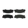 CENTRIC PARTS 102.00360 C-Tek Semi-Metallic Brake Pads with Shims