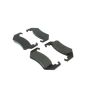 CENTRIC PARTS 102.00380 C-Tek Semi-Metallic Brake Pads with Shims