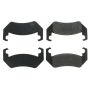 CENTRIC PARTS 102.00380 C-Tek Semi-Metallic Brake Pads with Shims