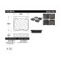 CENTRIC PARTS 102.00410 C-Tek Semi-Metallic Brake Pads with Shims