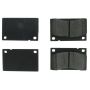 CENTRIC PARTS 102.00430 C-Tek Semi-Metallic Brake Pads with Shims