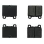CENTRIC PARTS 102.00451 C-Tek Semi-Metallic Brake Pads with Shims