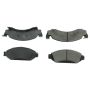 CENTRIC PARTS 102.00500 C-Tek Semi-Metallic Brake Pads with Shims