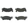 CENTRIC PARTS 102.00520 C-Tek Semi-Metallic Brake Pads with Shims