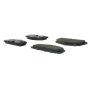 CENTRIC PARTS 102.00710 C-Tek Semi-Metallic Brake Pads with Shims