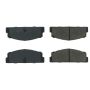 CENTRIC PARTS 102.00710 C-Tek Semi-Metallic Brake Pads with Shims