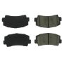CENTRIC PARTS 102.00760 C-Tek Semi-Metallic Brake Pads with Shims