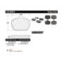 CENTRIC PARTS 102.00810 C-Tek Semi-Metallic Brake Pads with Shims