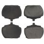 CENTRIC PARTS 102.00810 C-Tek Semi-Metallic Brake Pads with Shims
