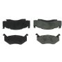 CENTRIC PARTS 102.00840 C-Tek Semi-Metallic Brake Pads with Shims