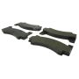 CENTRIC PARTS 102.00850 C-Tek Semi-Metallic Brake Pads with Shims