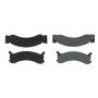 CENTRIC PARTS 102.00870 C-Tek Semi-Metallic Brake Pads with Shims