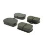 CENTRIC PARTS 102.00880 C-Tek Semi-Metallic Brake Pads with Shims