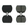 CENTRIC PARTS 102.00880 C-Tek Semi-Metallic Brake Pads with Shims