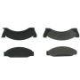 CENTRIC PARTS 102.00900 C-Tek Semi-Metallic Brake Pads with Shims