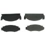 CENTRIC PARTS 102.00910 C-Tek Semi-Metallic Brake Pads with Shims