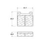 CENTRIC PARTS 102.00960 C-Tek Semi-Metallic Brake Pads with Shims