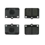 CENTRIC PARTS 102.01010 C-Tek Semi-Metallic Brake Pads with Shims
