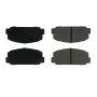 CENTRIC PARTS 102.01120 C-Tek Semi-Metallic Brake Pads with Shims