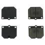 CENTRIC PARTS 102.01140 C-Tek Semi-Metallic Brake Pads with Shims