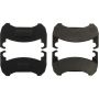 CENTRIC PARTS 102.01190 C-Tek Semi-Metallic Brake Pads with Shims